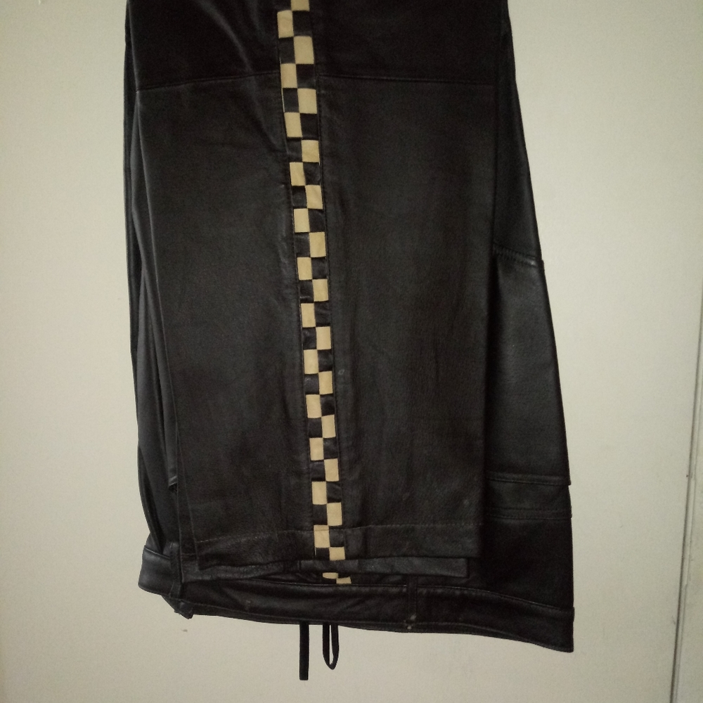 Mens two piece leather outfit